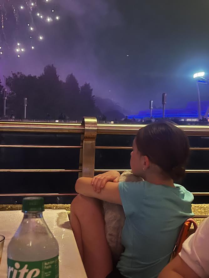 Fireworks from the Seats and Sweets party