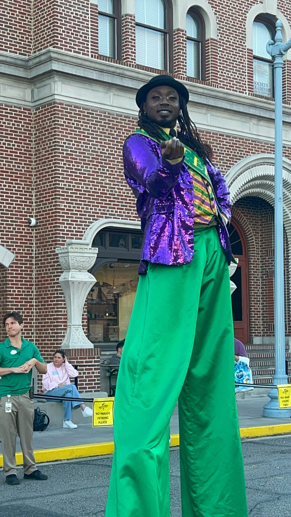 Mardi Gras Performer