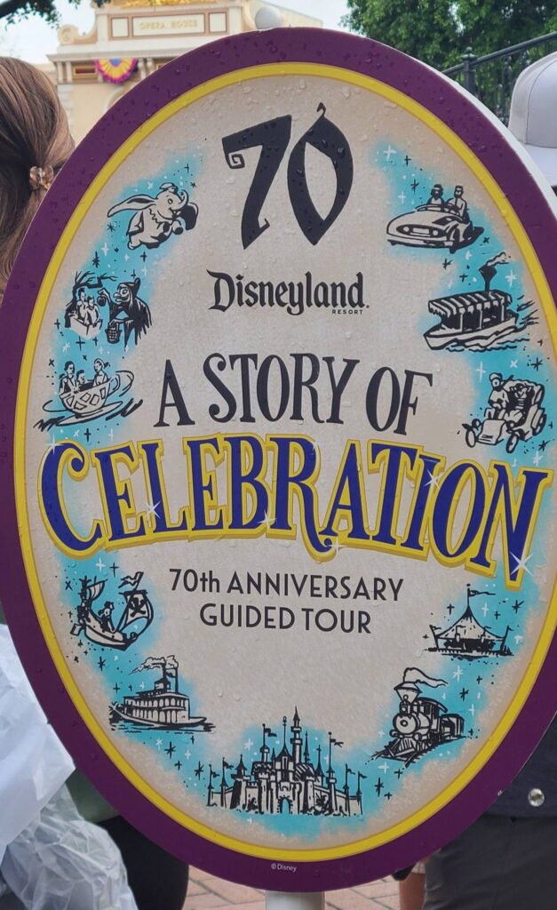 70th Anniversary Sign