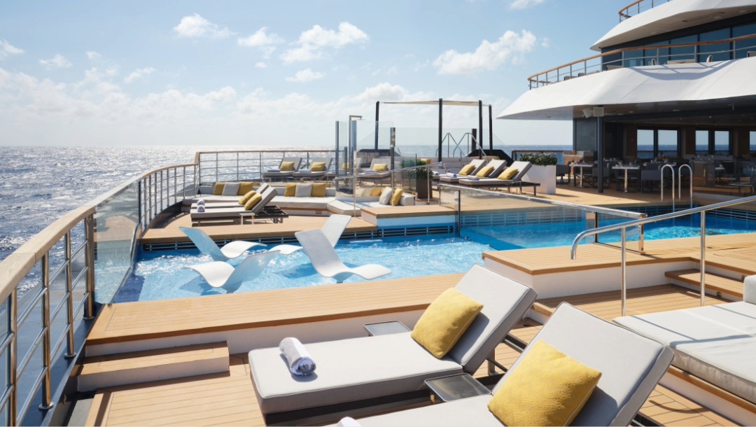 Onboard activities during a Ritz-Carlton yacht cruise